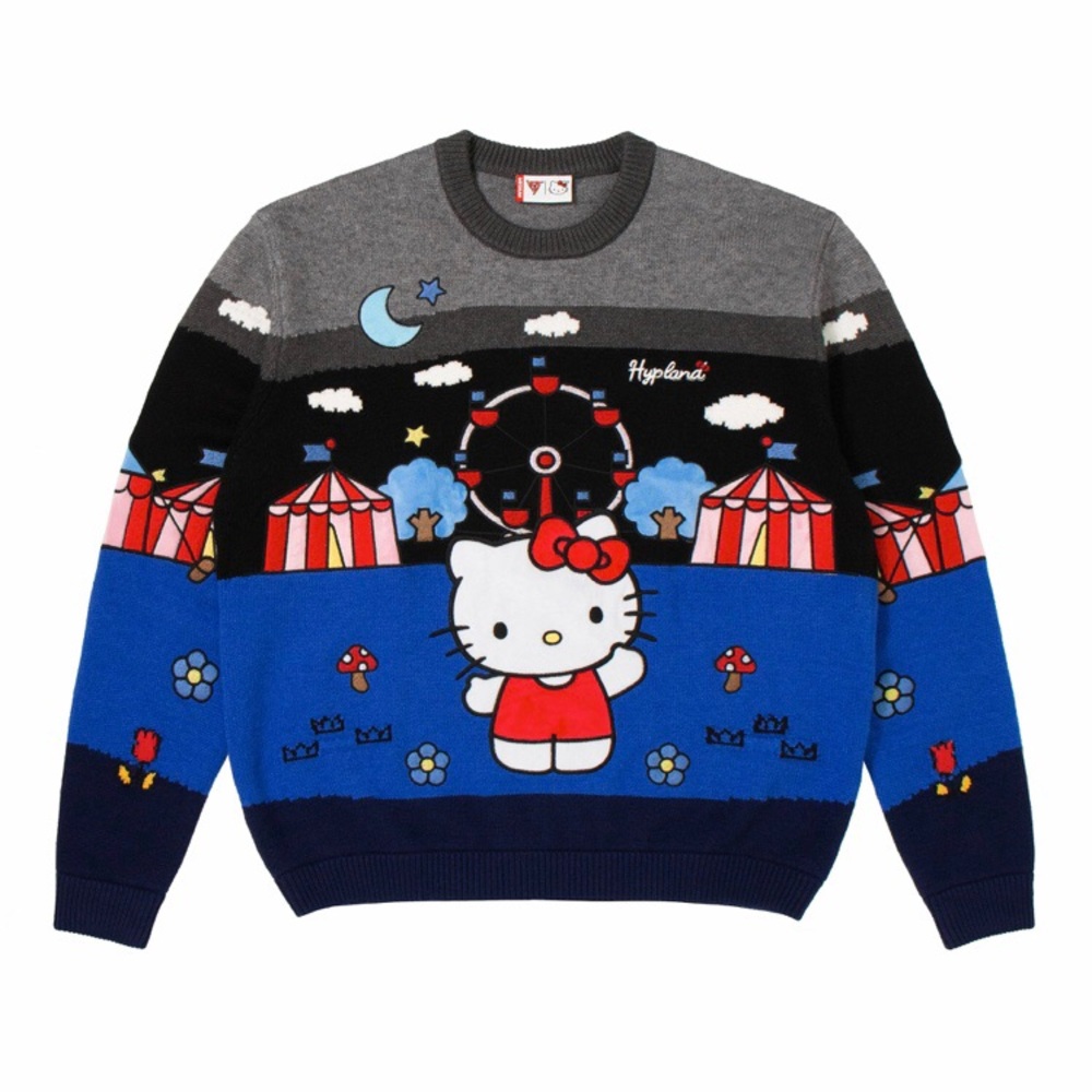 HELLO KITTY CARNIVAL KNIT SWEATER (NIGHT TIME)